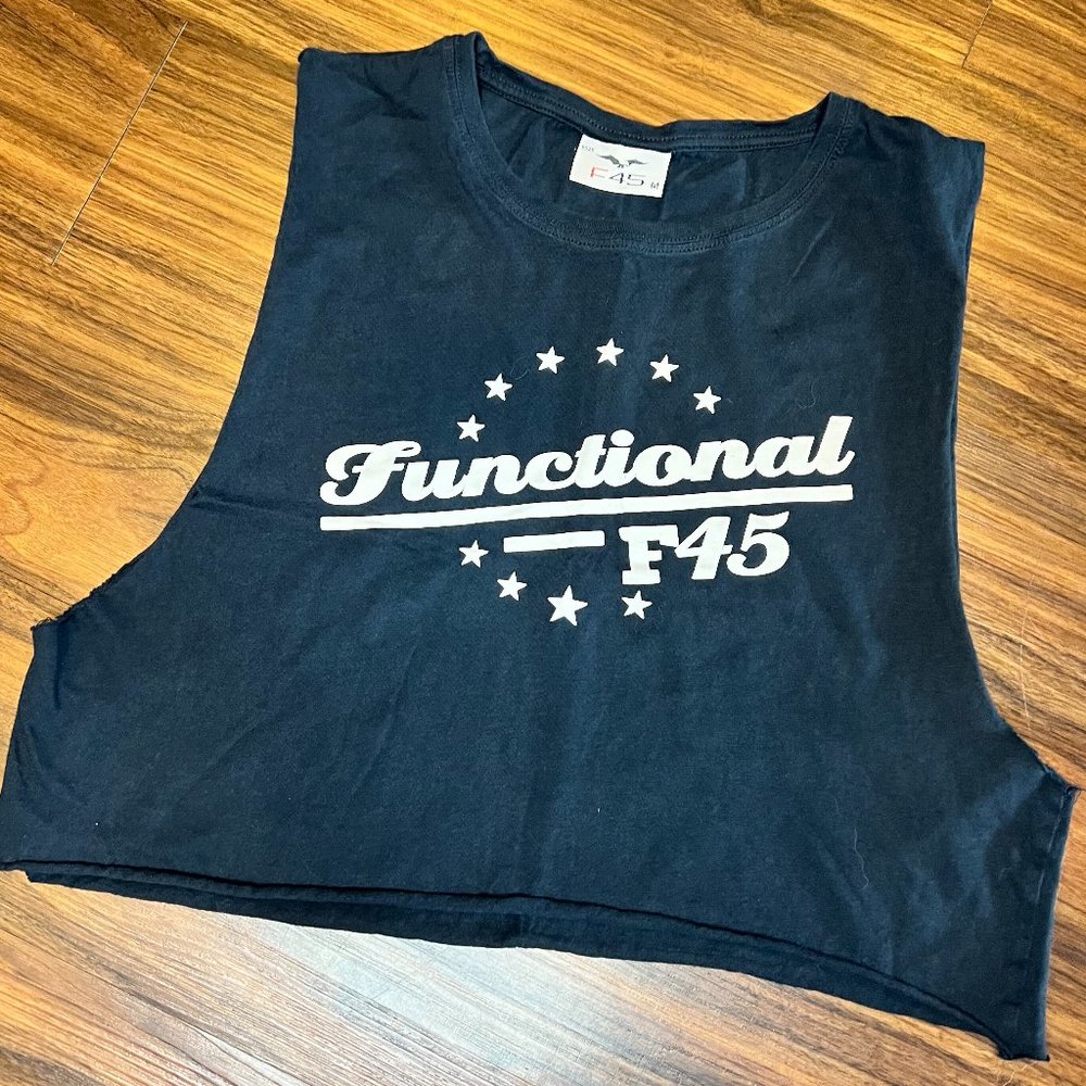 F45 Training Cropped Muscle Tank